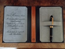 Senator President Füllfederhalter Füller schwarz/gold Zigarren-/ Torpedoform neu