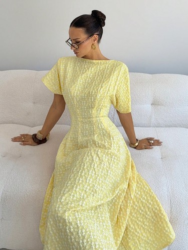 Elegantes langes damenkleid - elegantes,