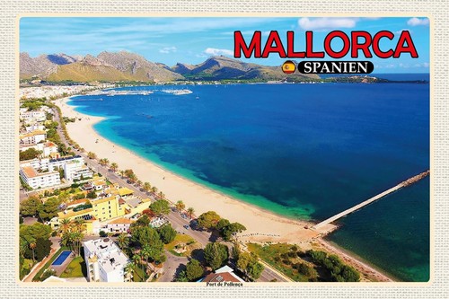 Holzschild 18x12 mallorca - 18x12,