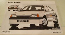 Opel Kadett E Tuning Zubehör Prospekt Deutsch A4  2S. ca. 1990 023/10 brochure