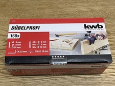 KWB DUBELPROFI Dowelling Kit 158-teiliges Set Dübelbohrset