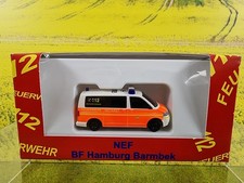 1:87 Rietze 51611 VW T5 NEF Feuerwehr Hamburg BF Hamburg Barmbek OVP / S10