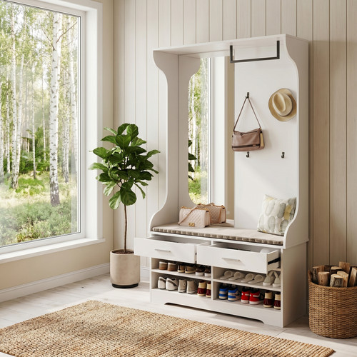 Garderobe set hoch - set, mit
