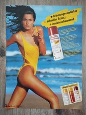 ORIGINAL REKLAME WERBUNG 1988 SYMPATHIK- Sonnencosmetics, Sonnencreme