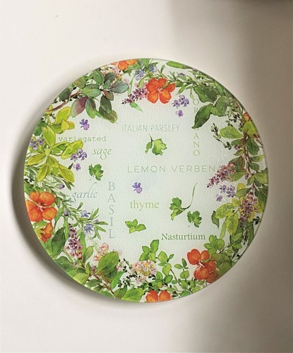 Glas servierplatte drehbar