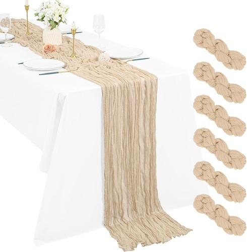 Tischläufer beige stück - tischläufer,