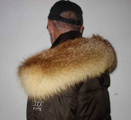 Fuchs pelz kapuze kragen xxl - pelz,