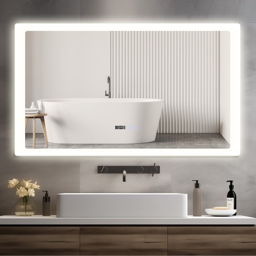 100x60 badspiegel mit led - 100x60,