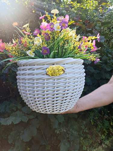 Rattan garden blumentopf korb - blumentopf,