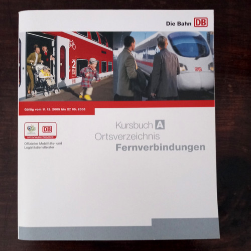 Kursbuch ortverzeichnis - db,