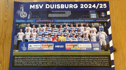Msv duisburg poster - duisburg,