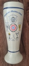 FC BAYERN MÜNCHEN Sammler KRUG 0,5 Ton Weißbier 190 DEUTSCHER MEISTER TRADITION