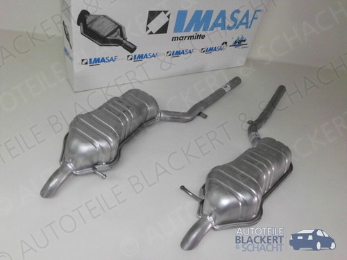 Imasaf auspuff endtopfset - imasaf, für