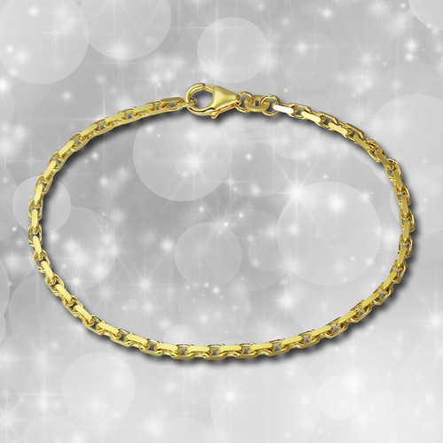 Armband 5cm 333er - armband, 18,5cm