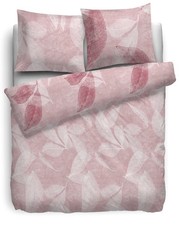 HnL Twill Bettwäsche Set Mercer Blumen Rose 135x200 + 80x80 cm