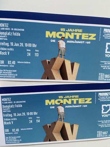 Montez konzertkarten - 2,