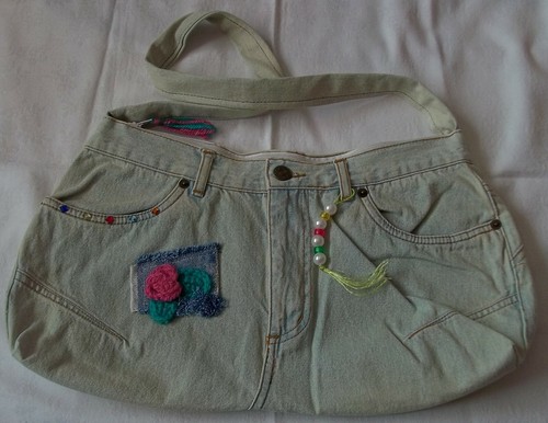 Jeanstasche schultertasche - jeanstasche,