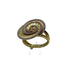 Ring Gold 18 KT Frauen Blume 2