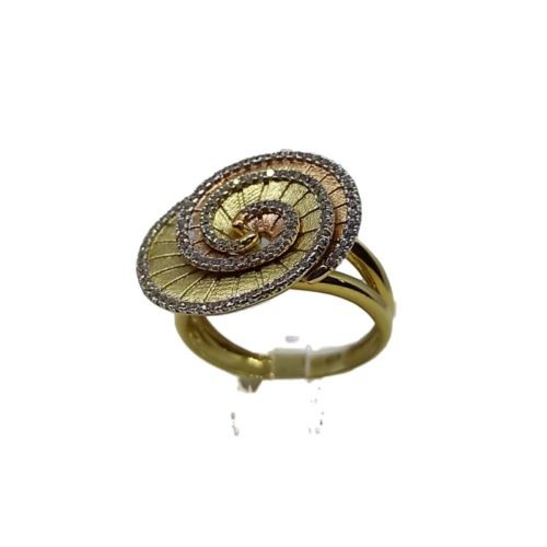 Ring gold frauen blume - kt, 2