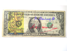 b) A. WARHOL/K. HARING: 1 US