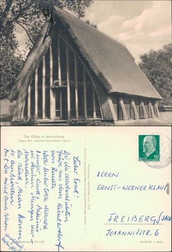 Ansichtskarte ahrenshoop - ansichtskarte,