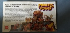 Flyer Europa Princess of Power Kassetten-Beilage 80iger Jahre Hörspiele