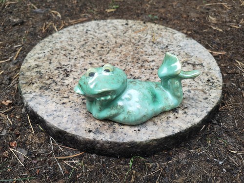 Kleiner frosch keramik - (2)keramik,