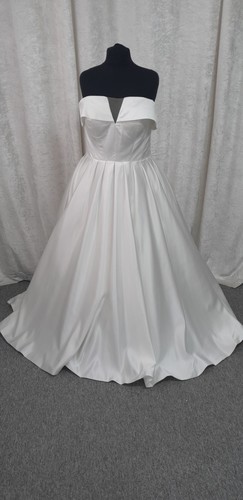 Ivory satin brautkleid 18 - ivory, uk