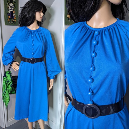 Vintage 60er 70er - , blau