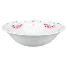 Schüssel mittelgroß Weimar Porzellan Katharina Rosa Rose mit Golddekor