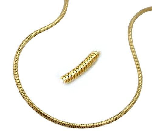 Echt gold schlangenkette - gold, ***