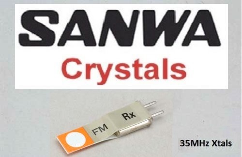 Sanwa mhz crystals xtals - mhz, fm