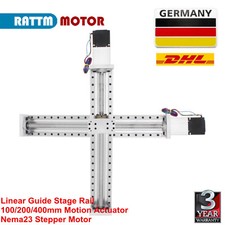 100-600mm Linear Stage Achse Lineare Gleitschiene Kreuzschiebetisch Kugelgewinde
