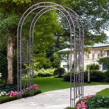 Eingangsbogen Metallbogen Rankbogen Hochzeit Deko Rosenbogen Torbogen Rankhilfe