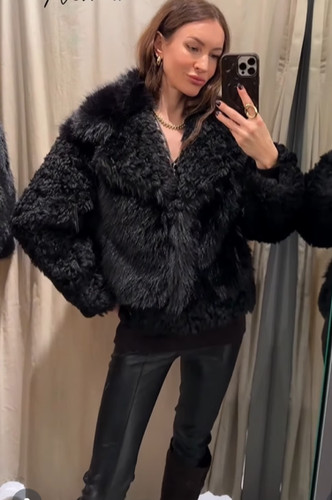 Zara kurzer mantel mit - zara,