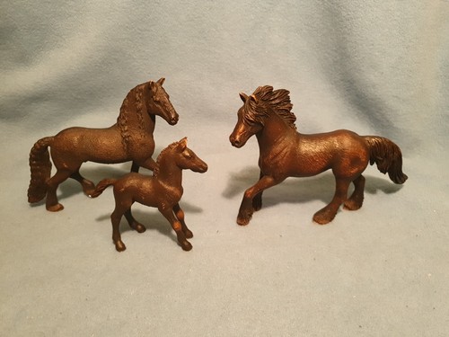 Schleich pferd friese familie - pferd,