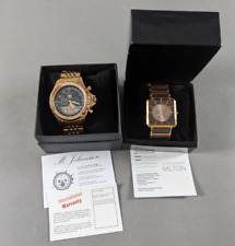 2 Armbanduhren M. Johansson KaloeRg RgB Automatc und Alexander Milton Ceramic