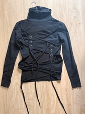 Punkrave oberteil schwarz - punkrave, –