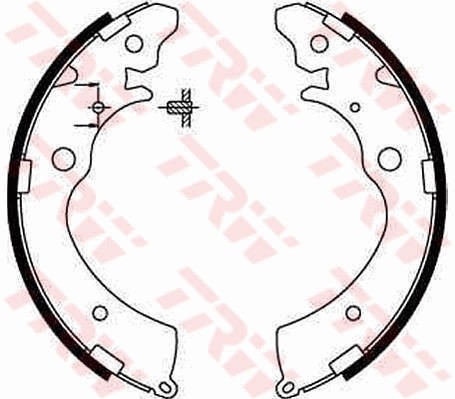 Gs8559 trw bremsbackensatz - trw,