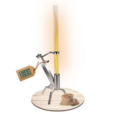 Pelletfackel Edelstahl