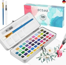  OSDUE Aquarellfarben Set, 50