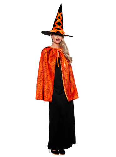 Hexen set orange karneval - orange,