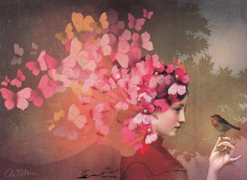 Postkarte catrin welz - catrin, welz-stein