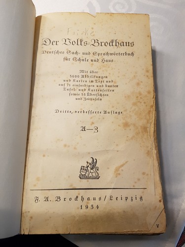 Der volksbrockhaus 1934 3 - /,