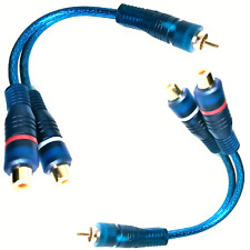 2 Stück Premium Cinch Y Kabel