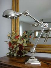 Tischlampe Lampe Jugendstil Silber Antik Bankerlampe Schreibtischlampe Bauhaus