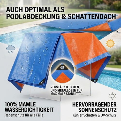 Abdeckplane rechteck pool - abdeckplane,