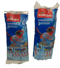 Vileda SUPERMOCIO 3ACTION -Ersatz-Moppkopf  XL- 2er SET  Neu OVP  2.Wahl #