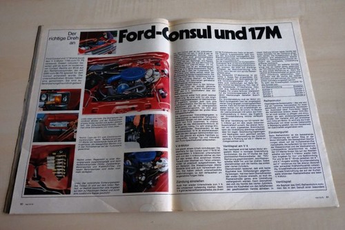 Mot 1972 ford - taunus, 17m