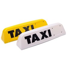 Taxischild zugelassen für Nordirland gelb Lettercraft DOE bestanden LED-Leuchten